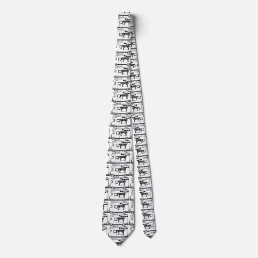 RV Camper Caravan Thunder_Cove Krawatte (Vorderseite)