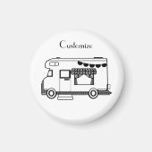 RV Camper Caravan Thunder_Cove Magnet (Vorne)