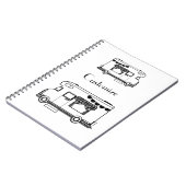 RV Camper Caravan Thunder_Cove Notizblock (Linke Seite)