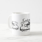 RV Camper Caravan Thunder_Cove Tabelle Kaffeetasse (Vorderseite Links)