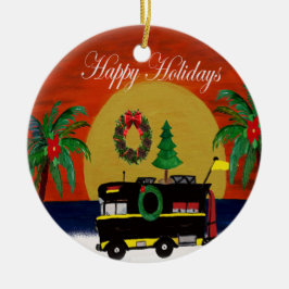 RV Camper Weihnachtsschmuck aus meiner Kunst