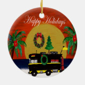 RV Camper Weihnachtsschmuck aus meiner Kunst (Hinten)