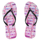 RV Campervan Vanlife Motorhome Anhänger CUSTOM Ros Badesandalen (Fußbett)