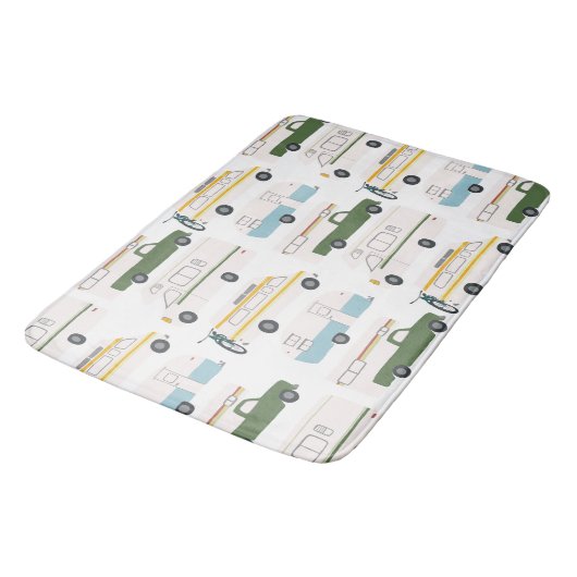 RV Campervan vanlife Motorhome Anhänger CUSTOMIZE Badematte (Schrägansicht)