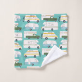 RV Campervan vanlife Motorhome Anhänger CUSTOMIZE Badhandtuch Set (Waschlappen)