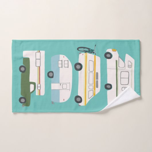 RV Campervan vanlife Motorhome Anhänger CUSTOMIZE Badhandtuch Set (Handtuch)