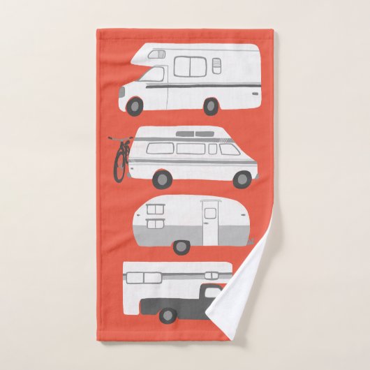RV Campervan vanlife Motorhome Anhänger CUSTOMIZE Badhandtuch Set (Handtuch)