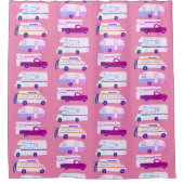 RV Campervan vanlife Motorhome Anhänger CUSTOMIZE Duschvorhang (Vorderseite)