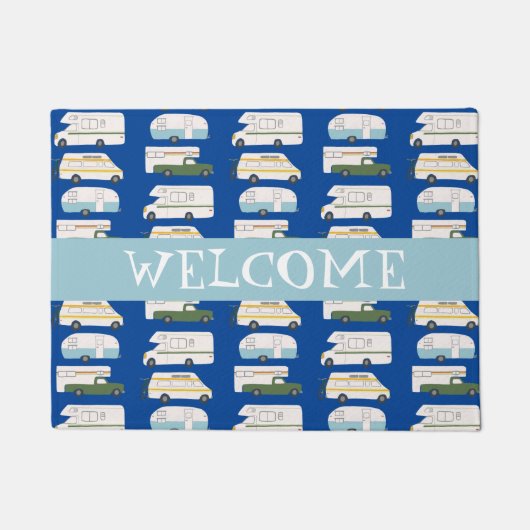 RV Campervan vanlife Motorhome Anhänger CUSTOMIZE Fußmatte (Vorderseite)