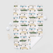 RV Campervan vanlife Motorhome Anhänger CUSTOMIZE Golfhandtuch (Insitu)