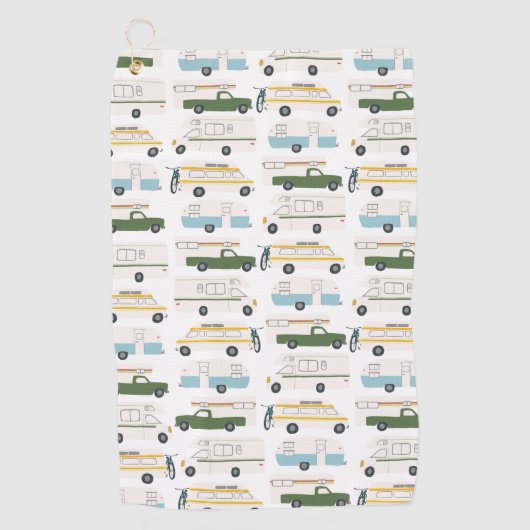 RV Campervan vanlife Motorhome Anhänger CUSTOMIZE Golfhandtuch (Vorderseite)