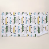 RV Campervan vanlife Motorhome Anhänger CUSTOMIZE Strandtuch (Vorderseite)