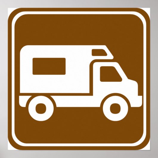 RV Campground Highlights Poster (Vorne)