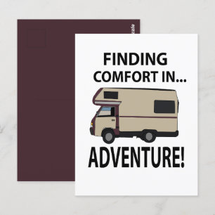 RV-Camping-Abenteuer Rving Postkarte