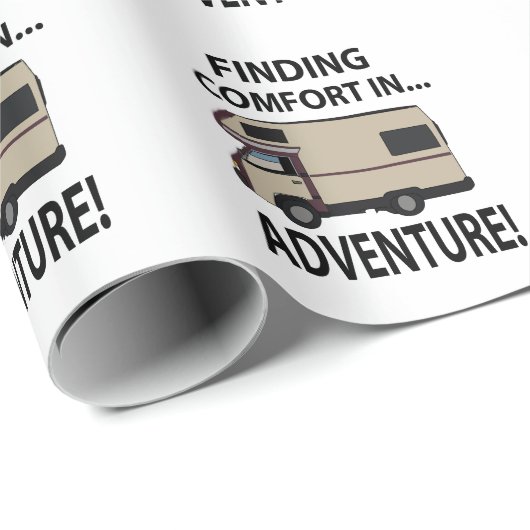 RV Camping Adventure Rating Geschenkpapier (Rolleneckpunkt)