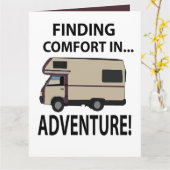 RV Camping Adventure Rating Karte (Gelbe Blume)