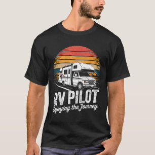 RV-Camping Camper RV-Pilot genießt die Reise T-Shirt