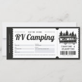 RV Camping Geschenkgutschein, Summer Camp Certific (Vorderseite)