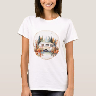 RV-Camping im Wald, RV-Camper T-Shirt
