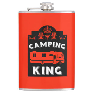 RV Camping King USA Flachmann