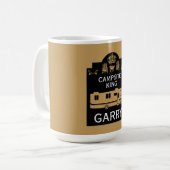 RV Camping King USA Kaffeetasse (Vorderseite Links)
