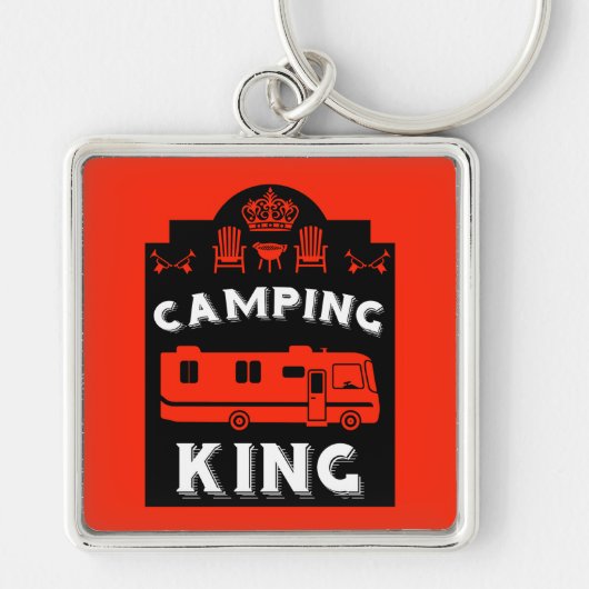 RV Camping King USA Schlüsselanhänger (Vorne)