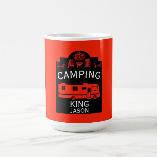 RV Camping King USA Verwandlungstasse (Zentrum)
