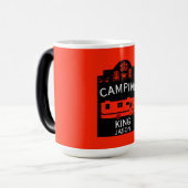 RV Camping King USA Verwandlungstasse (Vorderseite Links)