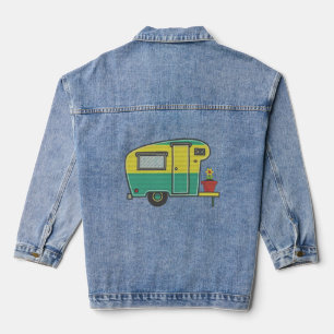 RV Camping Memes, Zuhause ist, wo Sie Park, Campin Jeansjacke