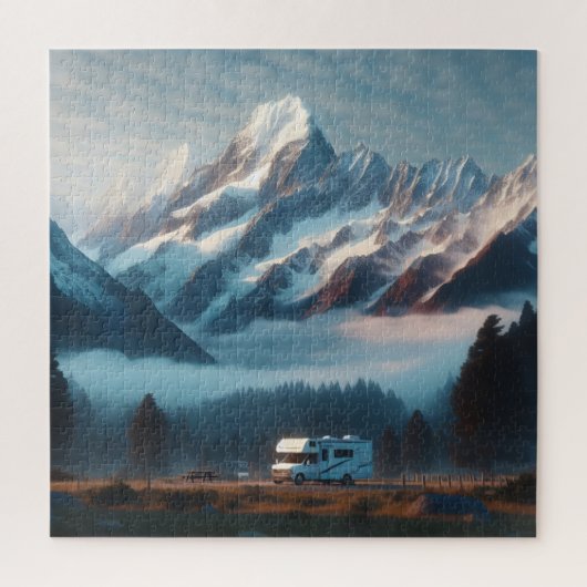 RV Camping Puzzles RV Tour Camping Trailer (Vertikal)