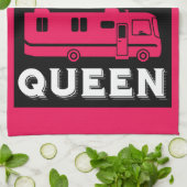 RV Camping Queen USA Geschirrtuch (Gefaltet)