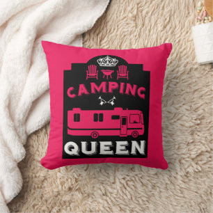 RV Camping Queen USA Kissen