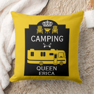 RV Camping Queen USA Kissen