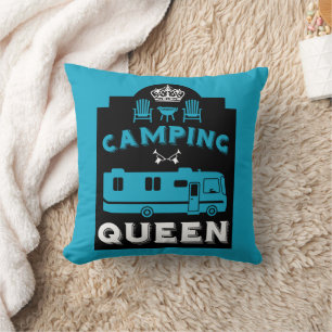 RV Camping Queen USA Kissen