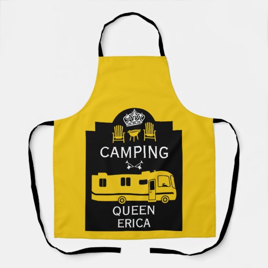 RV Camping Queen USA Schürze (Vorderseite)