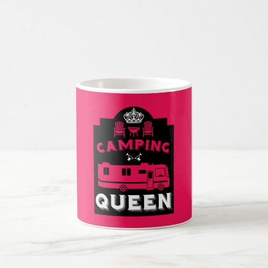 RV Camping Queen USA Verwandlungstasse (Mittel)