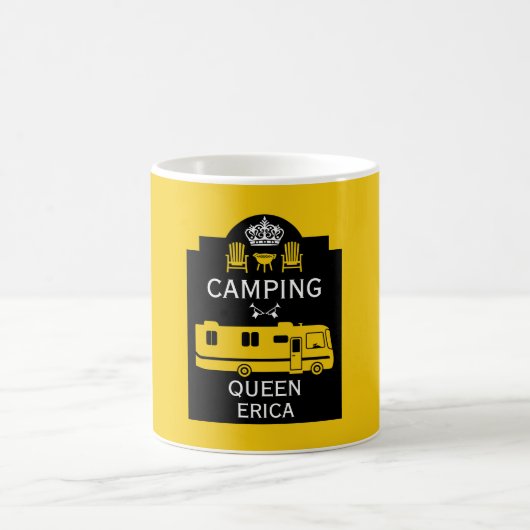 RV Camping Queen USA Verwandlungstasse (Mittel)