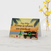 RV Campingkarten Weihnachtskarten aus meiner Kunst Karte (Gelbe Blume)