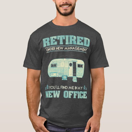 RV Caravan Gift Retiree Funny Camping T-Shirt (Vorderseite)