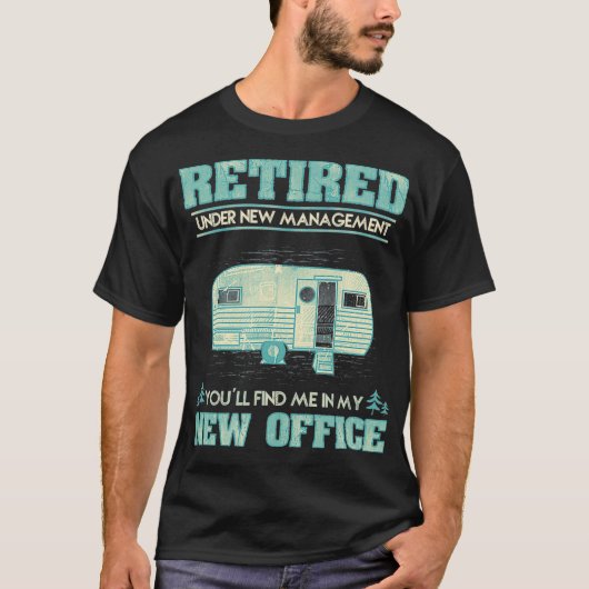 RV Caravan Gift Retiree Funny Camping T-Shirt (Vorderseite)