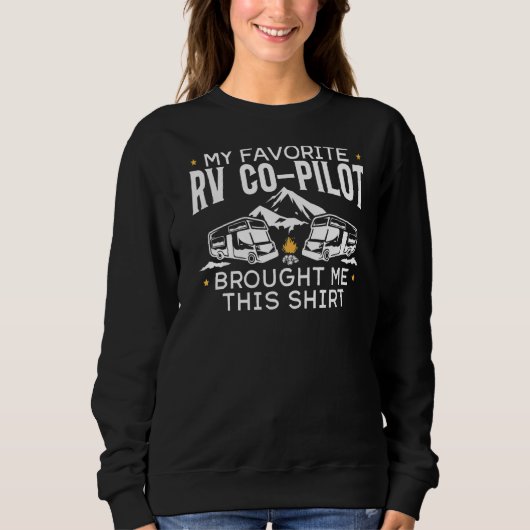 Rv Co Pilot Motorhome Camper Sweatshirt (Vorderseite)