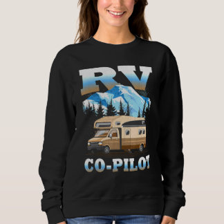 Rv Co Pilot Motorhome Camping Reisepass Sweatshirt