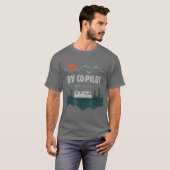 RV CoPilot Camping Motorhome Urlaub T-Shirt (Vorne ganz)