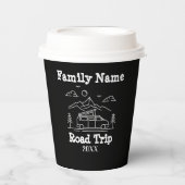 RV Custom Family Road Trip Pappbecher (Vorderseite)