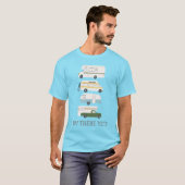 RV DA NOCH? Campervan vanlife RV Trailer CUSTOM T-Shirt (Vorne ganz)