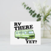 RV DA NOCH? (Grün) Postkarte (Stehend Vorderseite)