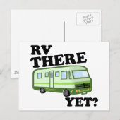 RV DA NOCH? (Grün) Postkarte (Vorne/Hinten)