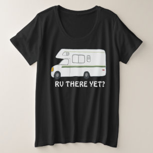 RV DA NOCH? Vintager Campervan Vanlife CUSTOM Große Größe T-Shirt