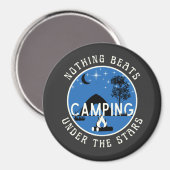 RV Décor - Nichts schlägt Camping unter den Sterne Magnet (Vorderseite/Rückseite)