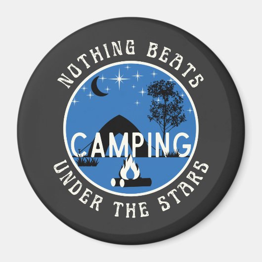RV Décor - Nichts schlägt Camping unter den Sterne Magnet (Vorne)